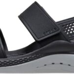 Crocs Literide 360
 Sandal W Sandalias Mujer,Black Light Grey,36/37 EU