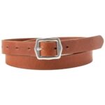 Levi’s Cinturón de
Piel para Mujer Women’s Lux Leather Belt, coñac, 65
