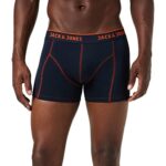 JACK & JONES
 JACSIMPLE TRUNKS NOOS, Bóxer Hombre, Multicolor (Burnt Oc
