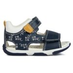 Geox B SANDAL TAPUZ
BOY, Sandalia para Bebé-Niños, NAVY/OCHRE, 20 EU