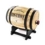 Bistrot KV7166, Dispensador de Vino, Barril Madera, 27 x 21.5 x 27.5 c