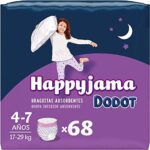Dodot Pañales
 HappyJama para Niña 4 -7 Años (17-29 kg), 68 Unidades, P