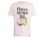 adidas Hombre Positivity Graphic tee, Sandy Pink F24, L
