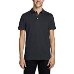 JACK & JONES Jjepaulos Polo Ss Noos, Hombre, Gris (Dark Grey Melange D