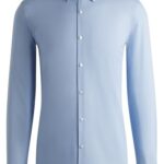 HUGO C-Jenno Camiseta para Hombre, Light/Pastel Blue459, 47