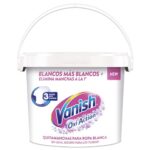 Vanish Oxi Action – Quitamanchas y Blanqueador para Ropa Blanca, en Po