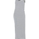 MAMALICIOUS Mllea Org Y/d Tank Maxi Dress A. O. Noos Vestido, Rayas: N