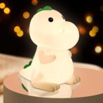 Vicukten Dinosaurio Luz Nocturna Infantil,7 Color Luz Quitamiedos Infa