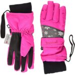 Playshoes Finger Gloves Snowflakes, Guantes Unisex Niños, Rosa (Pink),