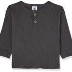 Petit Bateau Camiseta de manga larga para Bebé-Niños, Gris Dumbo, 3 me