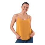 Only Onlmoon Sl Top Noos Wvn, Camiseta Mujer, Amarillo (Mango Mojito),