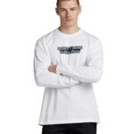 G-Star Para Hombre Camiseta Eighty Nine Graphic Loose, Blanco (white D