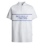 Red Bull Racing X Pepe Jeans RBR Panel Print Logo Polo, White (White),
