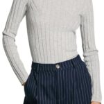 Pepe Jeans Izabel Turtleneck Prendas de Punto, Gris (Light Grey), XL p