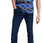 KARL LAGERFELD JEANS Klj Skinny Denim Jeans, Washed Dark Blue, 33W x 3