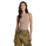 G-Star Para Mujer Camiseta Sin Mangas Italian Army Ultra Slim, Púrpura