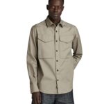 G-Star Para Hombre Camisa Cargo Regular, Gris (elephant skin D22971-D3