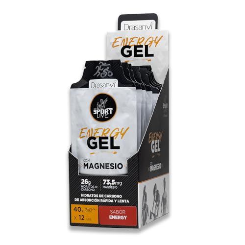 DRASANVI Gel Energético con Magnesio | Más Energía | Acelera la Recupe