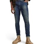 G-Star Para Hombre Jeans D-Staq 3D Slim, Azul (antique forest blue D05