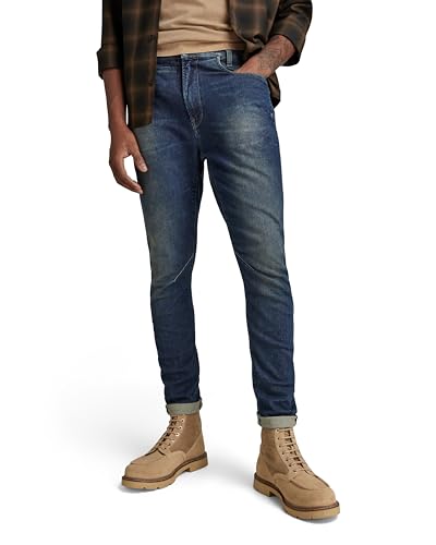 G-Star Para Hombre Jeans D-Staq 3D Slim, Azul (antique forest blue D05