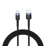 TELLUR – Cable de Datos USB a Micro USB, LED, Trenzado de Nailon, 2 m,