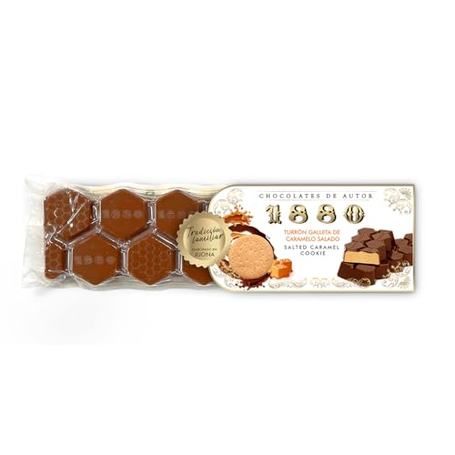 1880 – Turrón Chocolates de Autor de Galleta y Caramelo Salado 200g, T