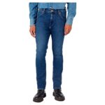 Wrangler Larston, Vaqueros para Hombre, Azul (The Rock), 27W / 32L
