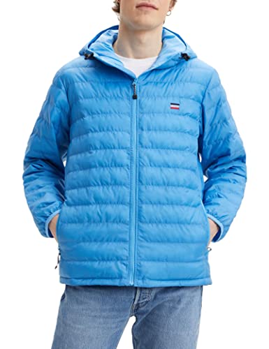 Levi’s Presidio Packable Chaqueta, Azul (Blues), L para Hombre