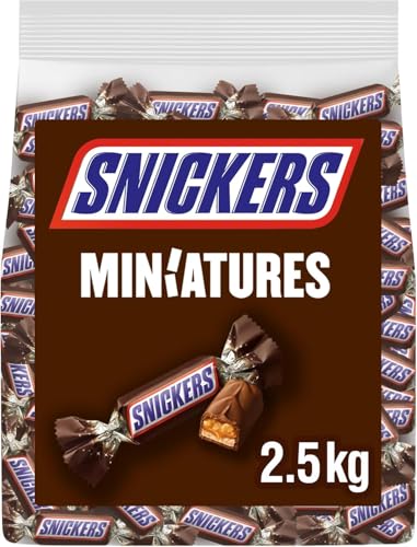 Snickers Minis Chocolatina con deliciosa Crema de Cacahuete, Suave Car