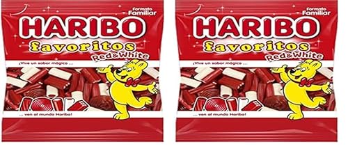 HARIBO Favoritos Red&White 1x250G (Paquete de 2)