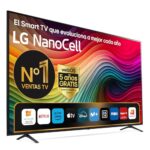LG 86NANO81T6A 86″, 4K NANOCELL, Smart TV, HDR10, WebOS24, Serie 81, P