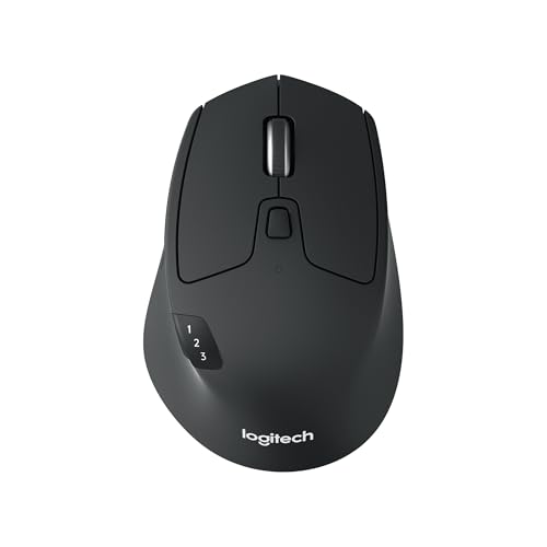 Logitech M720 Triathlon Ratón Inalámbrico, Multi-Dispositivo, 2,4 GHz