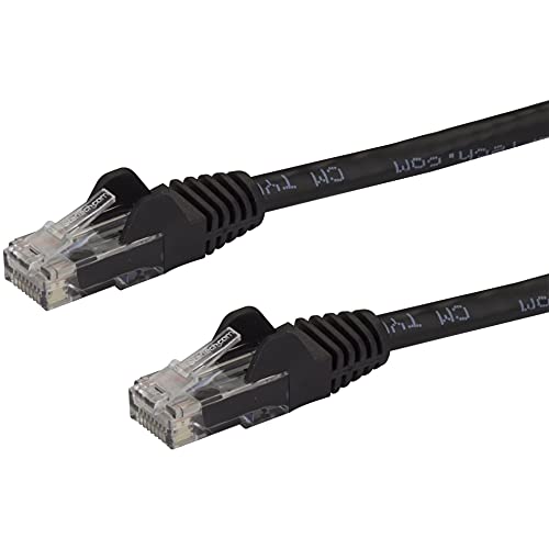 StarTech.com N6PATC50CMBK – Cable de Red Ethernet sin enganches, Cat6,