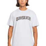 Quiksilver Scholarship SS Camiseta, Athletic Heather, Estándar para Ho