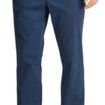 Tommy Hilfiger Chino Hombre Denton Chino Satin Straight Fit, Azul (Aeg