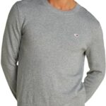 Tommy Jeans TJM Slim Essential Light Sweater Dm0dm18895 Suéter, Grey (
