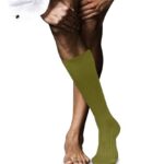 FALKE No. 13 M Kh algodón piuma lisos 1 par, Calcetines largos Hombre,