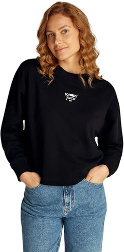 Tommy Jeans TJW Essential Logo 1 Crew EXT DW0DW18776 Sudadera de Cuell