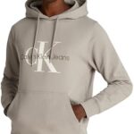 Calvin Klein Sudadera Hombre Hoodie Seasonal Monologo Regular de algod