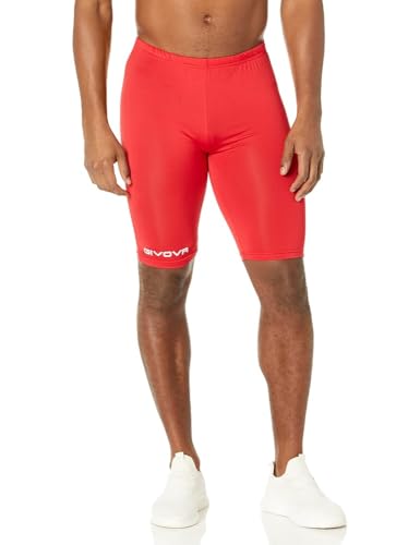 givova Bermuda Skin Pantalón Corto, Hombre, Rojo, M
