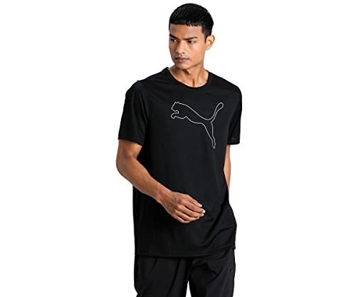 PUMA Performance Cat tee M Camiseta, Hombre, Black, S