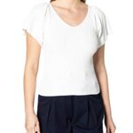 ONLY Onlleelo S/S Back Pullover Knt Noos Camiseta, Eggnog, M Mujeres