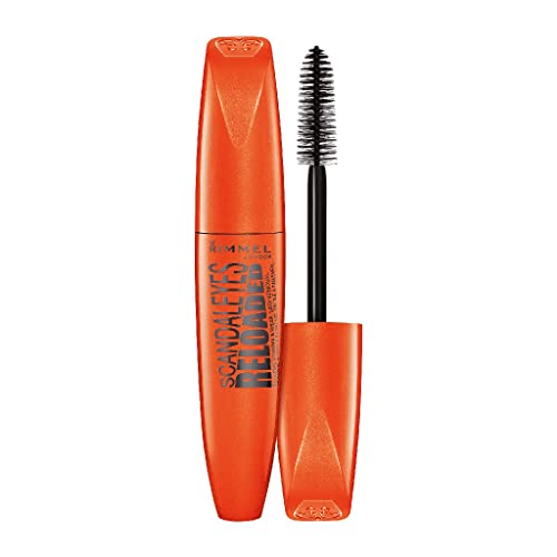 Rimmel London Scandaleyes Reloaded Máscara de Pestañas, 001 Black, 12