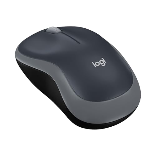 Logitech M185 Ratón Inalámbrico, 2.4GHz con Mini Receptor USB, Batería