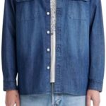 Levi’s Jackson Worker Camisa, Sterling Dark Wash, XXL Hombre