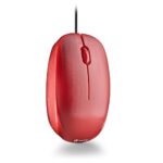 NGS Flame Red – Ratón Óptico 1000dpi con Cable USB, Ratón para Ordenad