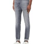 Tommy Jeans Vaqueros Hombre Simon Skinny Fit, Negro (Denim Black), 28W