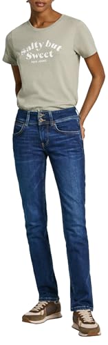 Pepe Jeans Slim Jeans LW Pl204729, Azul (Denim-dp6), 32W / 32L para Mu