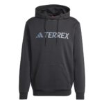 adidas Hombre Terrex Multi Large Logo Hoodie, Black, M
