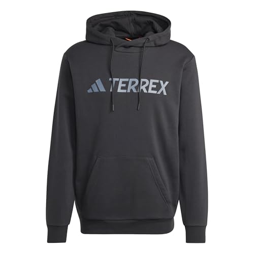 adidas Hombre Terrex Multi Large Logo Hoodie, Black, M